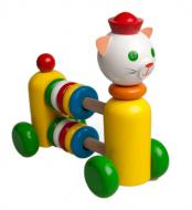Spielzeug Holzkatze mit Rechenrahmen für Kinder ab 3 Jahre