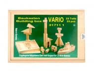 Набор деревянных неокрашенных кубиков Варио